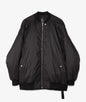 Rick Owens Jumbo Flight Bomber Jacket - Black