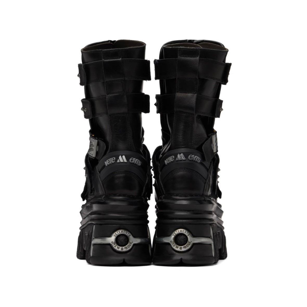 VETEMENTS Black New Rock Edition Gamer Boots