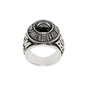 BAPE Silver Shark College Ring