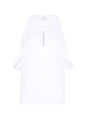 Alexander McQueen Draped Armhole T-Shirt White