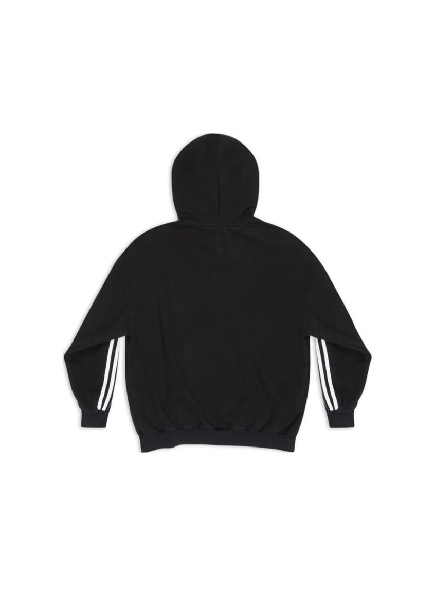 Balenciaga x adidas Zip-Up Hoodie 'Black White'