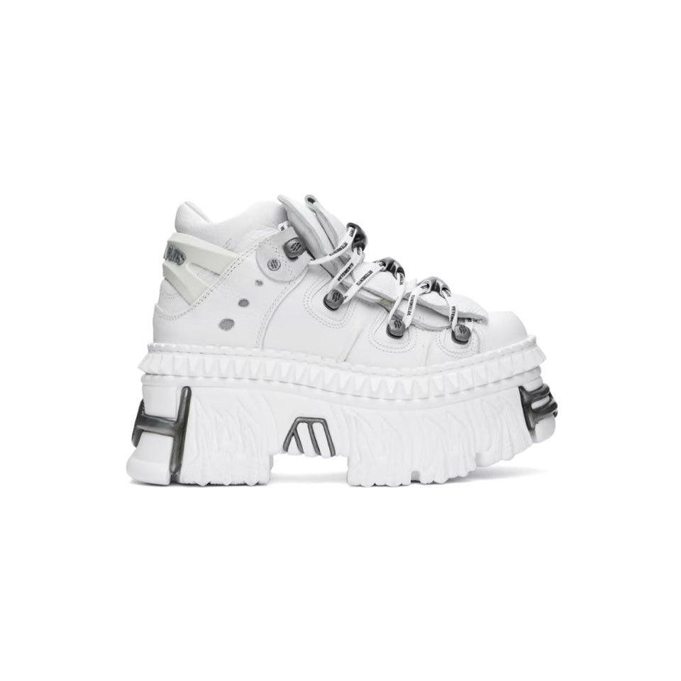 VETEMENTS White New Rock Edition Platform Boots