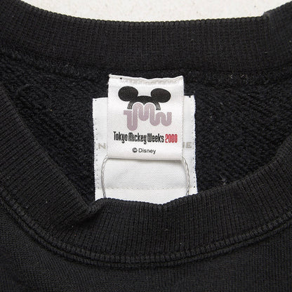 NUMBER NINE  Black Mickey Mouse OG SS01 Cotton Tank Top