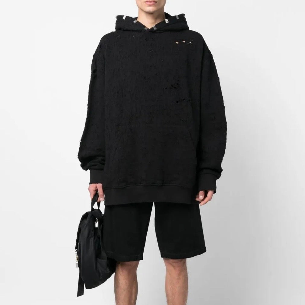 1017 ALYX 9SM distressed pullover hoodie