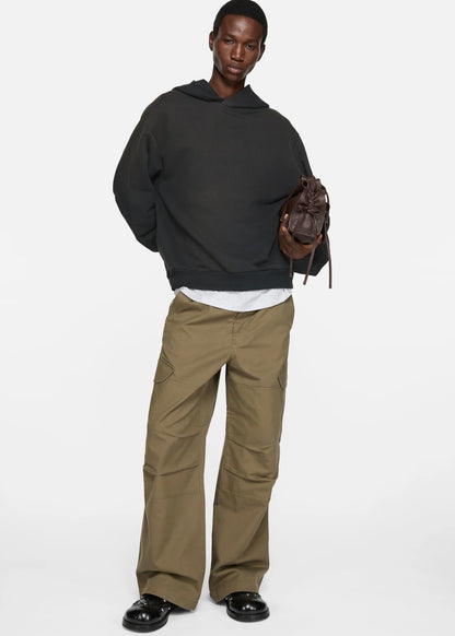 Acne Studios LOGO HOODED SWEATER Black