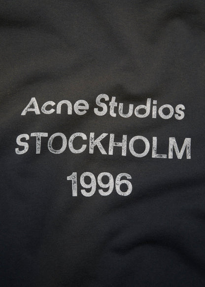 Acne Studios LOGO HOODED SWEATER Black