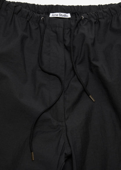 RELAXED FIT TROUSERS Black
