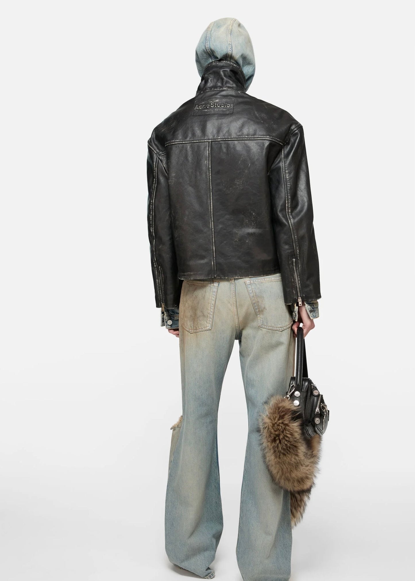 Acne Studios LEATHER JACKET Black