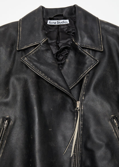Acne Studios LEATHER JACKET Black