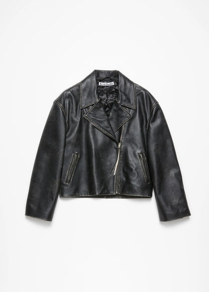 Acne Studios LEATHER JACKET Black