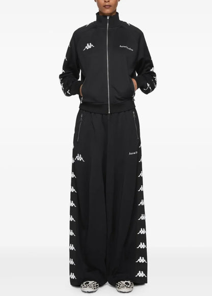 Acne Studios x Kappa logo-print loose pants