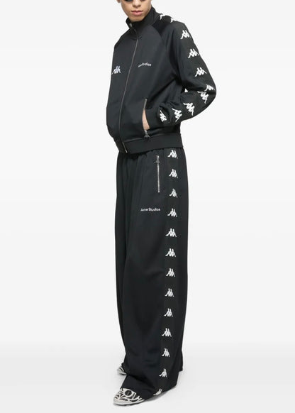 Acne Studios x Kappa logo-print loose pants