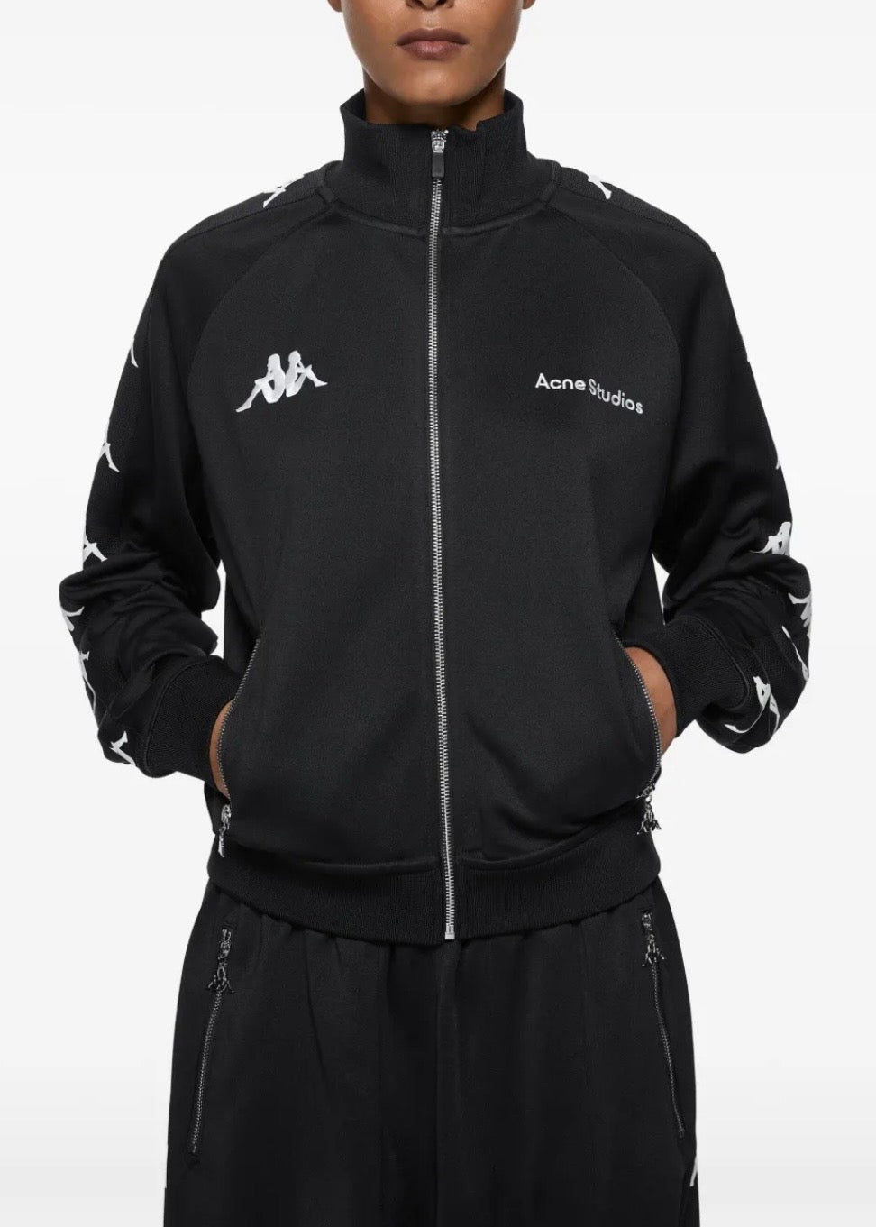 Acne Studios x Kappa zip-up Hoodie