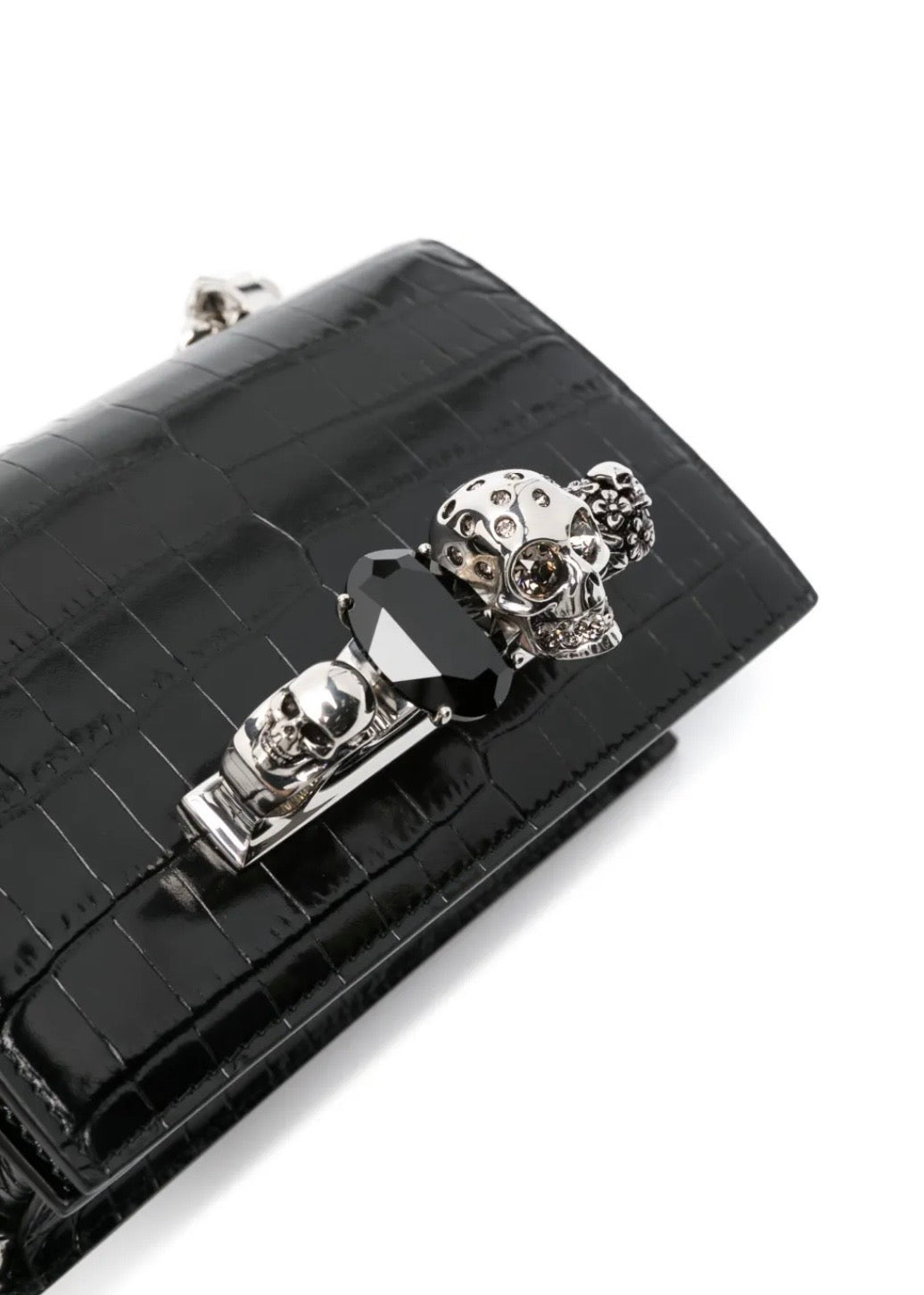 Alexander McQueen Mini Jewelled Crossbody Bag