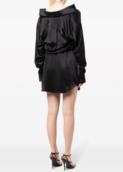 Alexander Wang Layered Silk Minidress