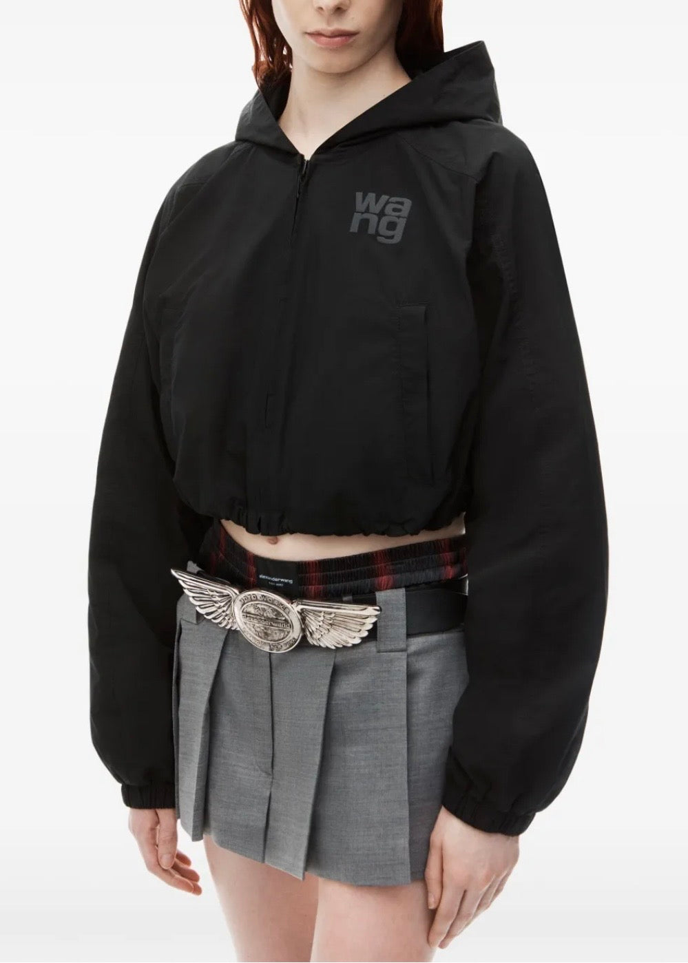 Alexander Wang Zip-Up Cropped Jacket