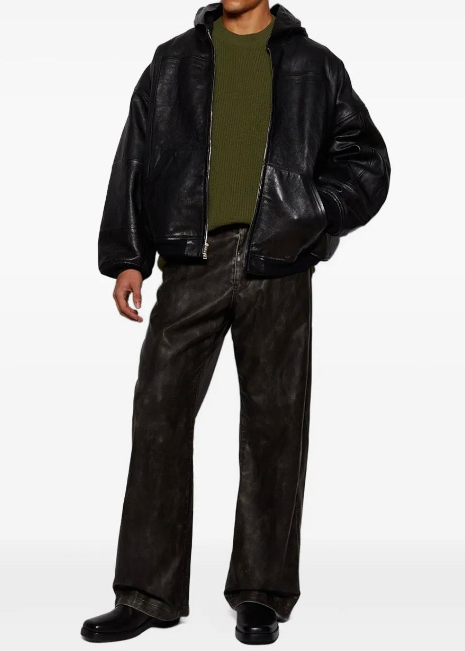 Alexander Wang Patchwork Hooded Jacket