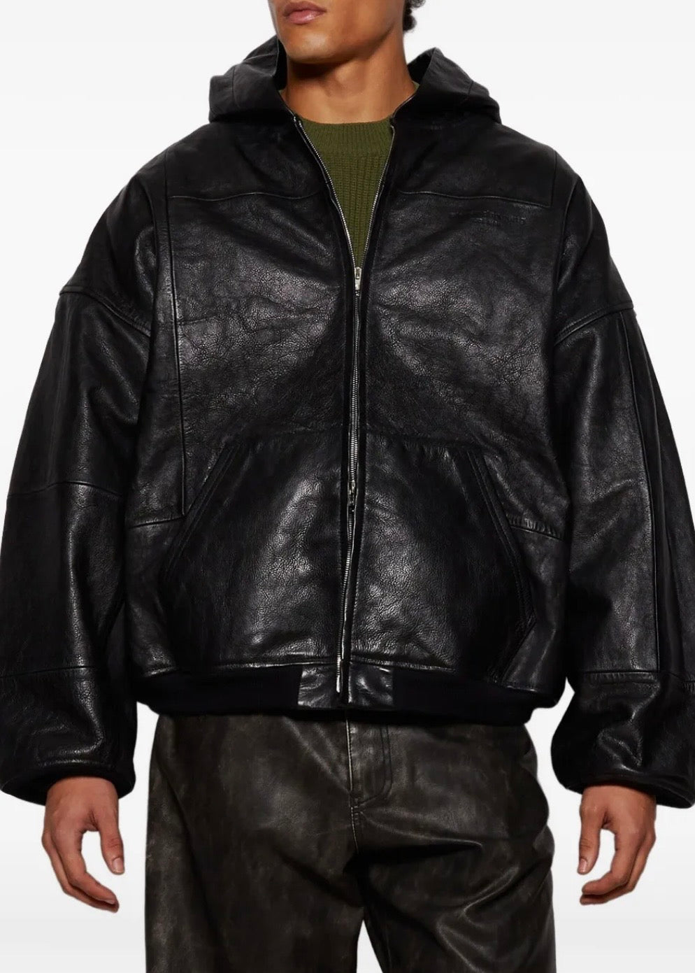 Alexander Wang Patchwork Hooded Jacket