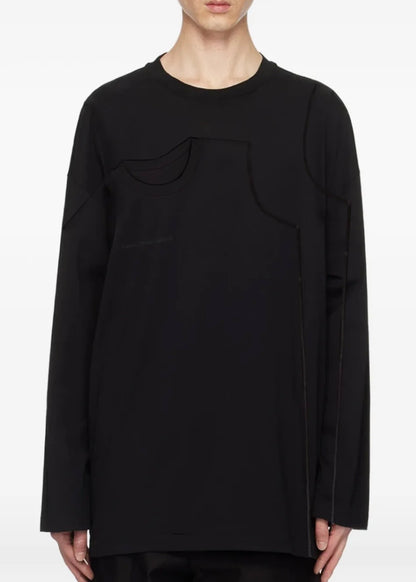 Feng Chen Alexander Wang Cutout Long-Sleeve T-shirt