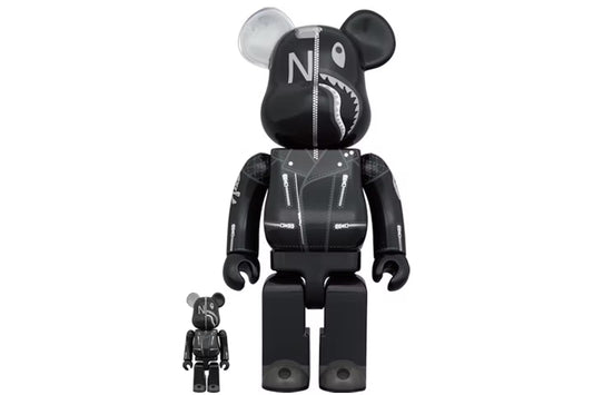 Bearbrick x A Bathing Ape x Neighborhood 100% & 400% Set