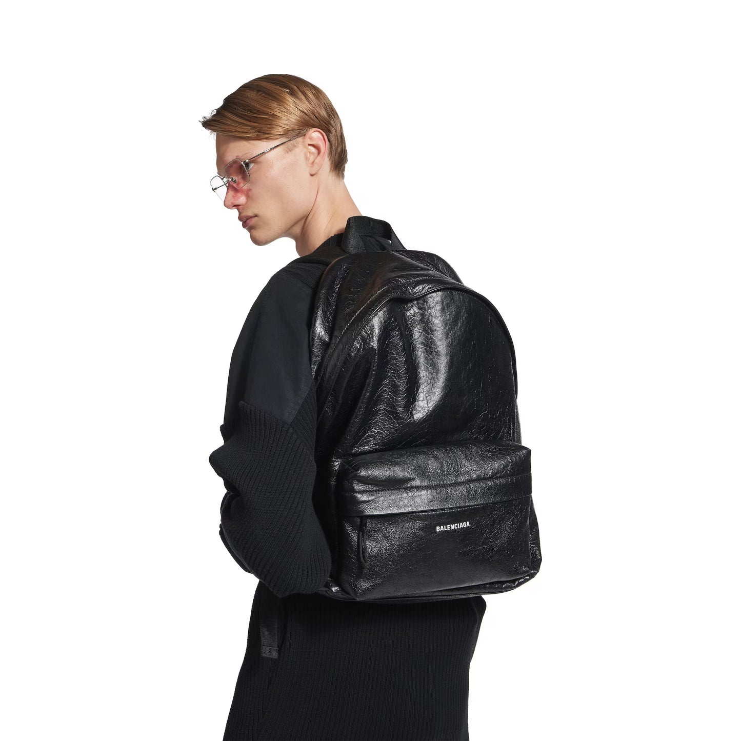 Balenciaga Explorer Backpack in Black
