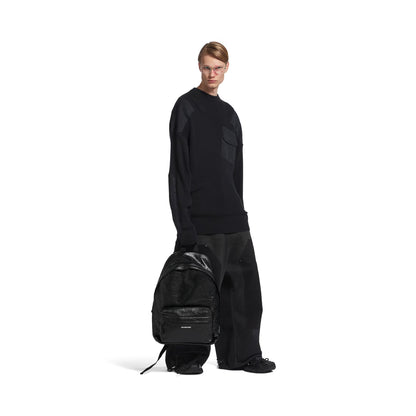 Balenciaga Explorer Backpack in Black