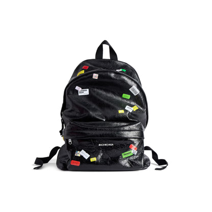 Balenciaga Explorer Backpack in Black/multicolor