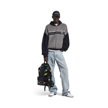 Balenciaga Explorer Backpack in Black/multicolor