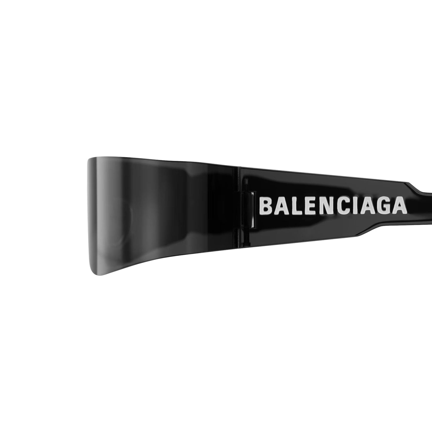 Balenciaga Mono Rectangle Sunglasses in Black