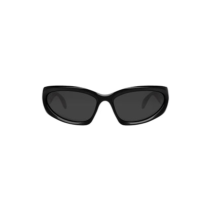 Balenciaga Swift Oval Sunglasses in Black
