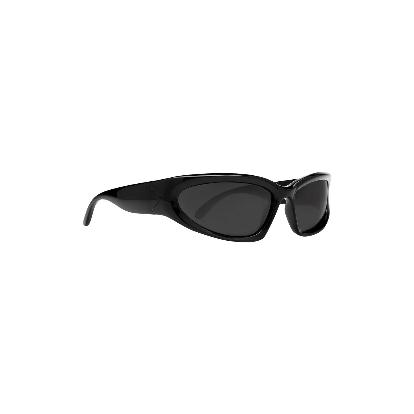 Balenciaga Swift Oval Sunglasses in Black
