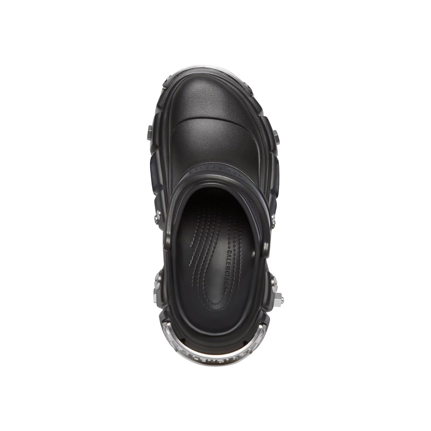 Balenciaga HardCrocs™ Mule in black rubber