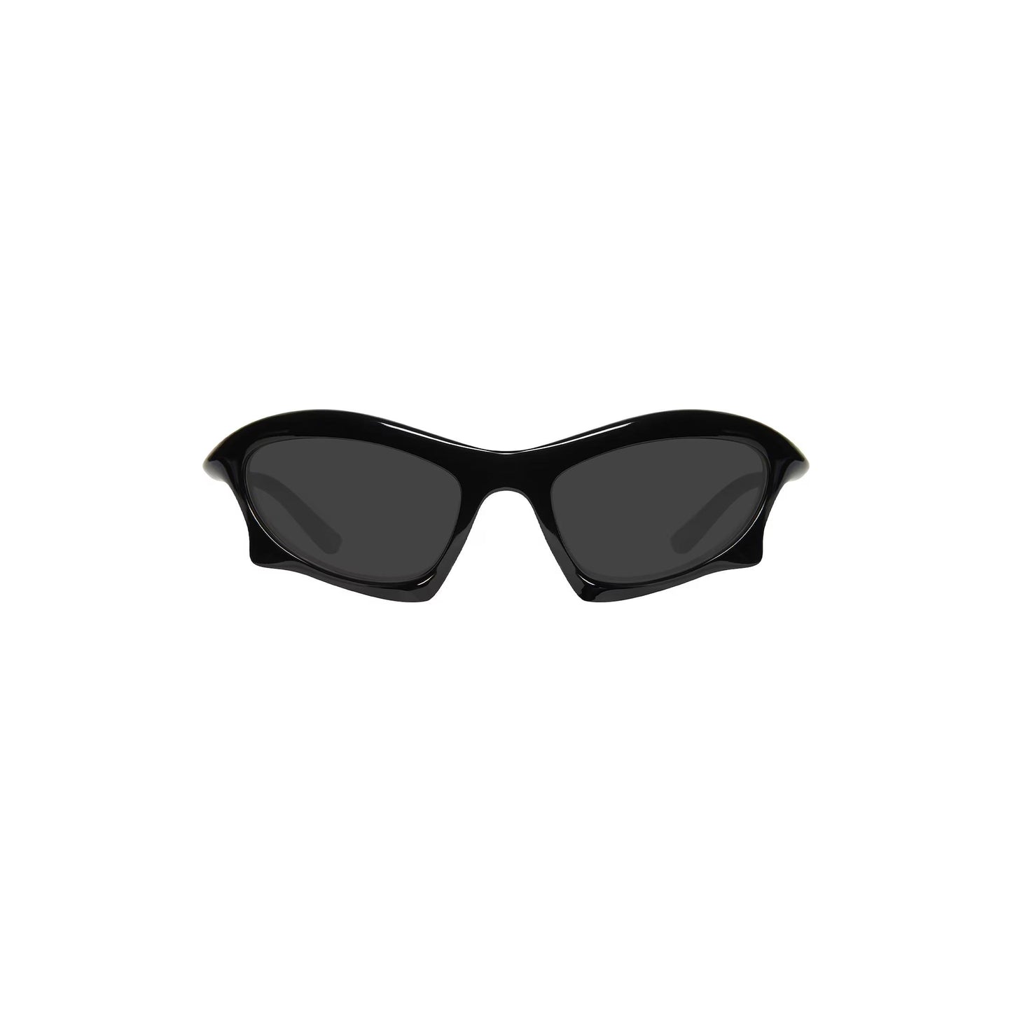 Balenciaga Bat Rectangle Sunglasses in Black
