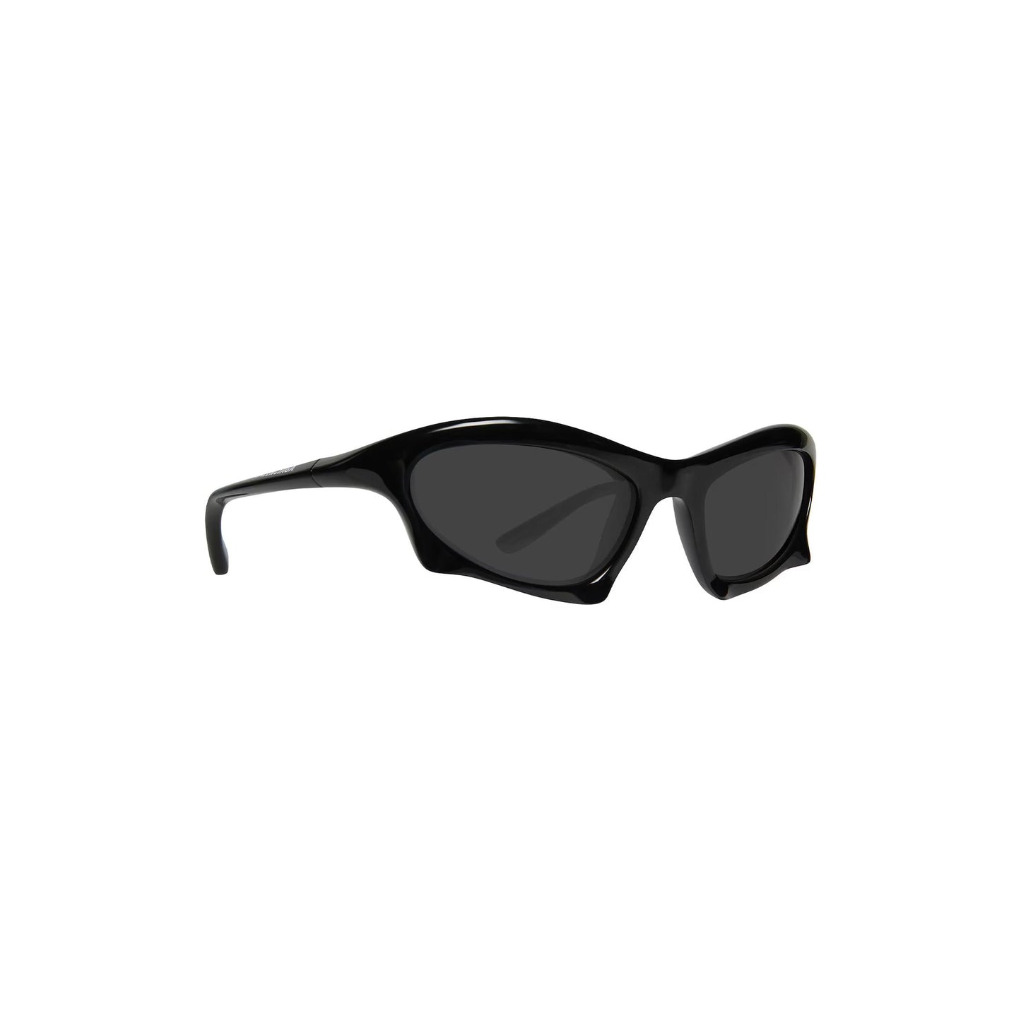 Balenciaga Bat Rectangle Sunglasses in Black