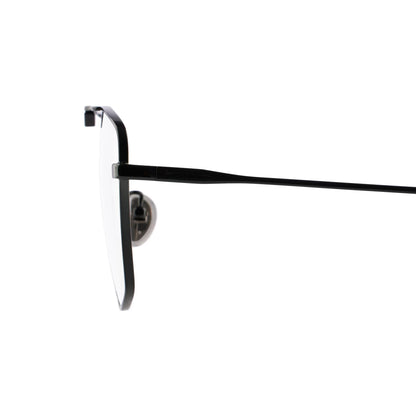 Balenciaga Tag 2.0 Navigator Eyeglasses in Dark Silver