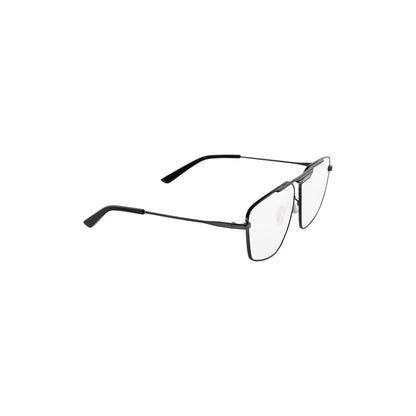 Balenciaga Tag 2.0 Navigator Eyeglasses in Dark Silver