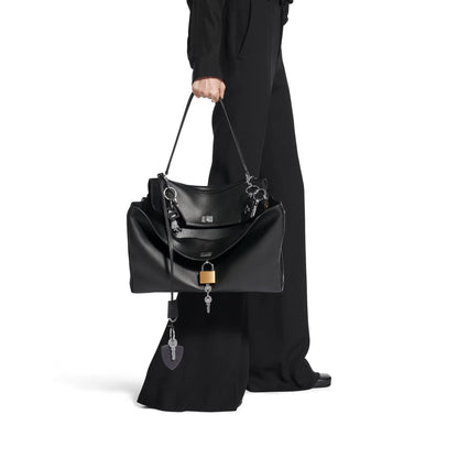 Balenciaga | Automobili Lamborghini Rodeo Handbag Large With Charms in Black