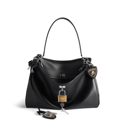 Balenciaga | Automobili Lamborghini Rodeo Handbag Large With Charms in Black