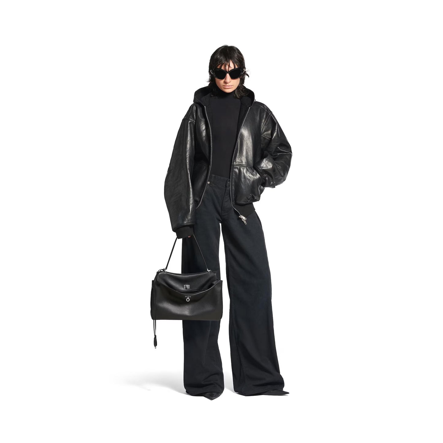 Balenciaga Rodeo Handbag Medium in Black