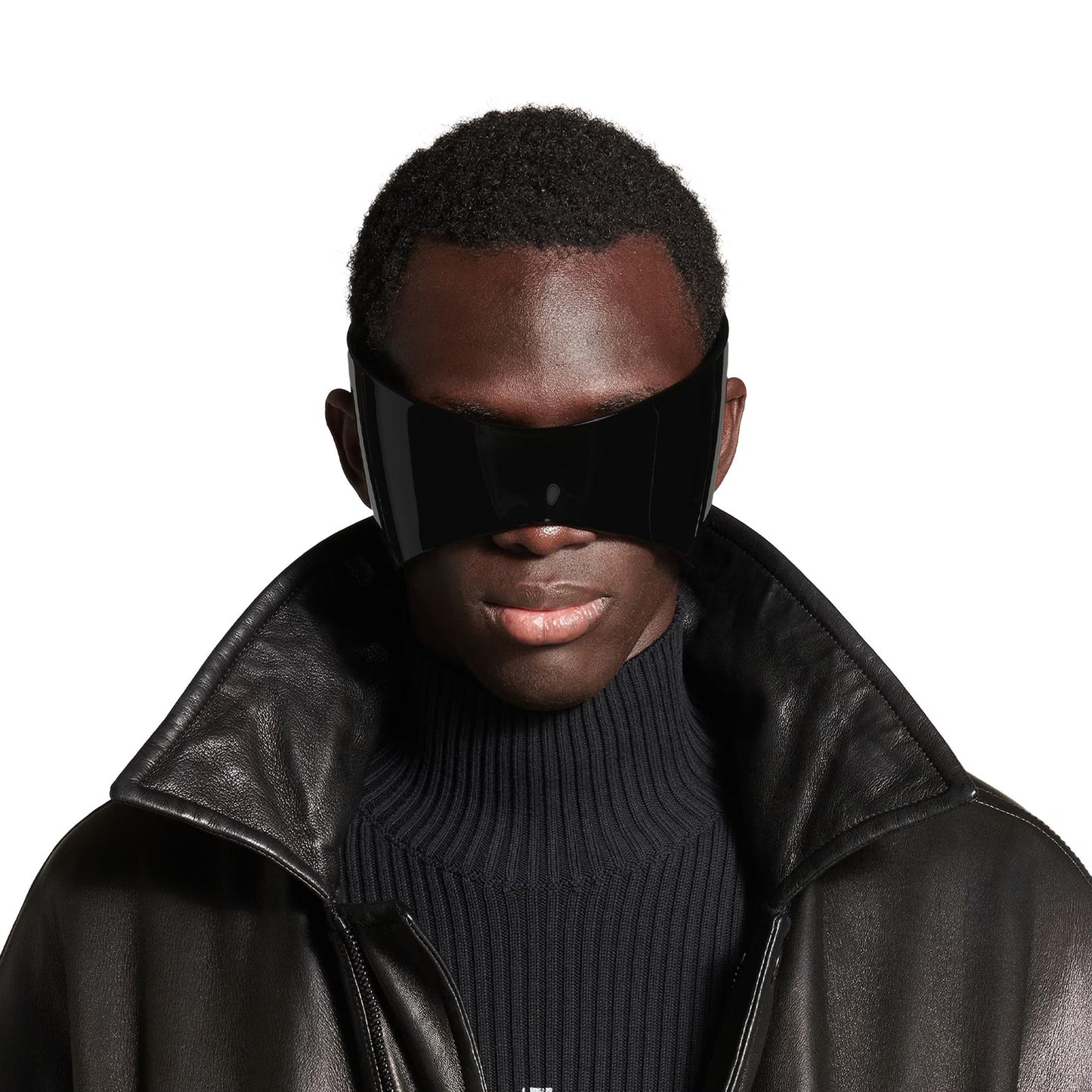Balenciaga 24/7 Mask Sunglasses in Black