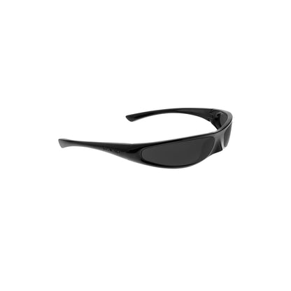 Balenciaga Blade Rectangle Sunglasses in Black