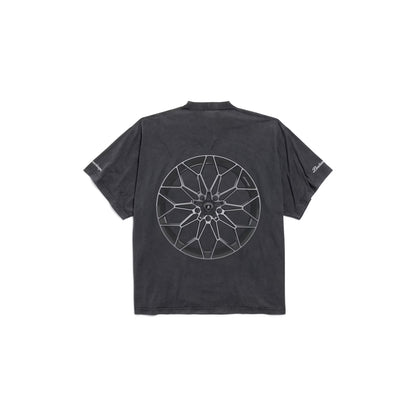 Balenciaga I Automobili Lamborghini Oversized T-shirt in Black Faded