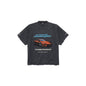 Balenciaga I Automobili Lamborghini Oversized T-shirt in Black Faded