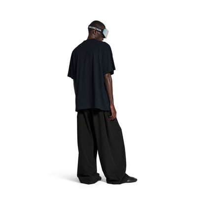 Balenciaga I Automobili Lamborghini Oversized T-shirt in Black Faded