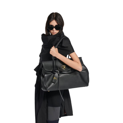 Balenciaga | Automobili Lamborghini Carrie Carry All Bag in Black