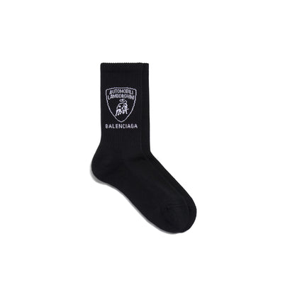 Balenciaga I Automobili Lamborghini Socks in Black/white