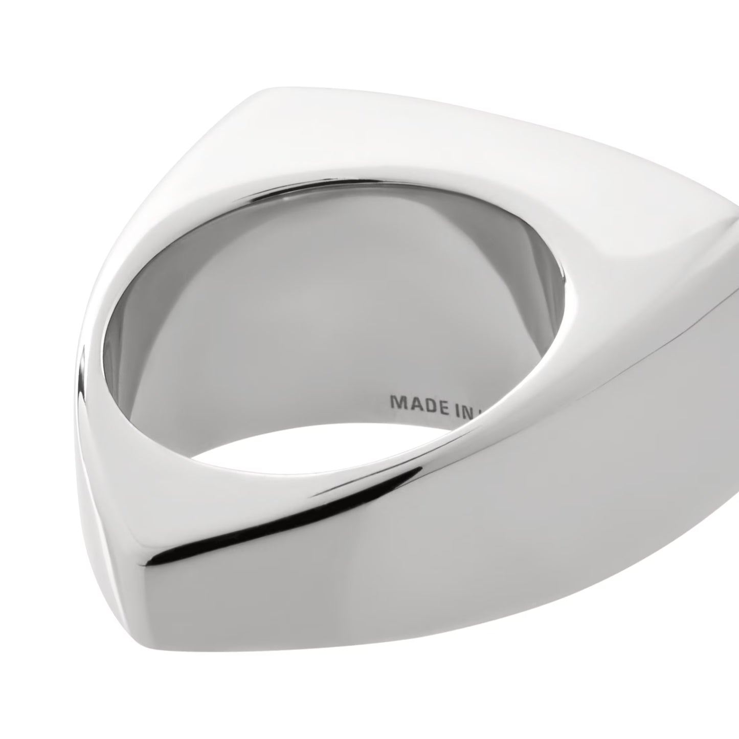 Balenciaga | Automobili Lamborghini Signet Ring in Shiny Silver