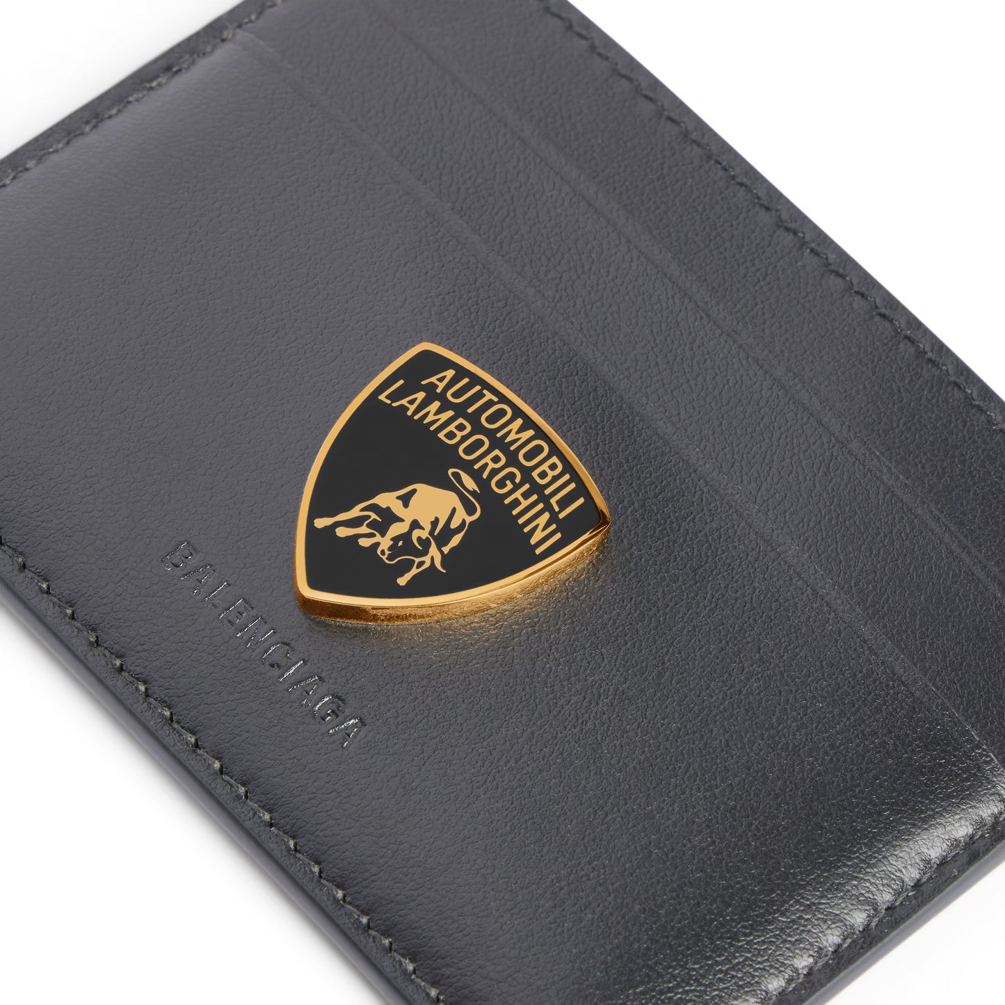 Balenciaga | Automobili Lamborghini Card Holder in Black