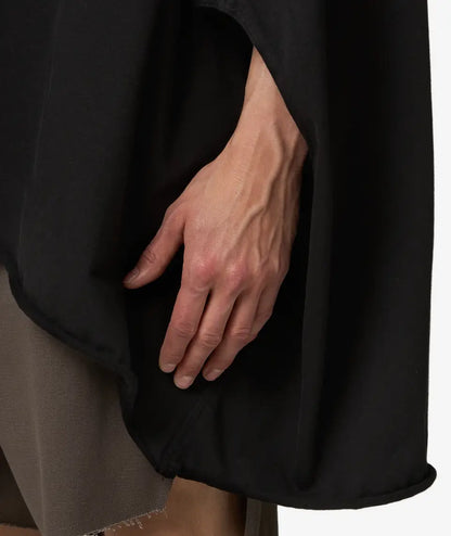 Rick Owens Kaftan Hoodie - Black