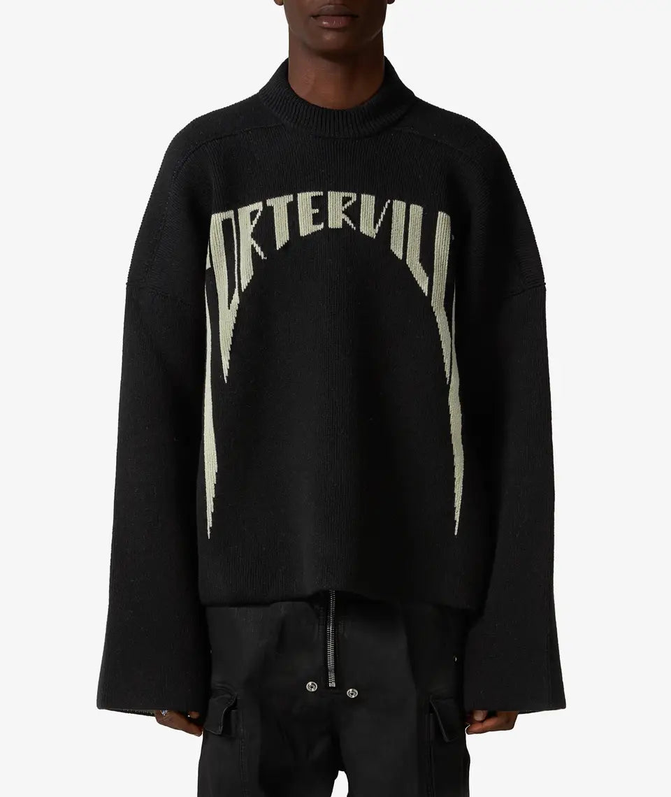 Rick Owens Porterville Jumbo Sweater - Black